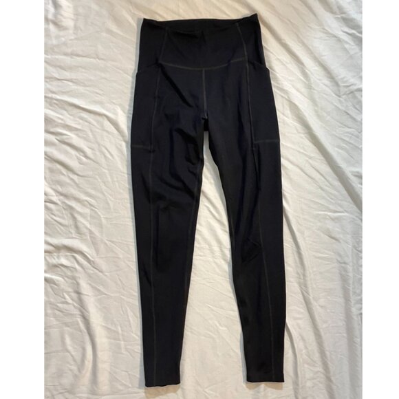 Girlfriend Collective Compressive Pocket Leggings, Black, S - Picture 1 of 4